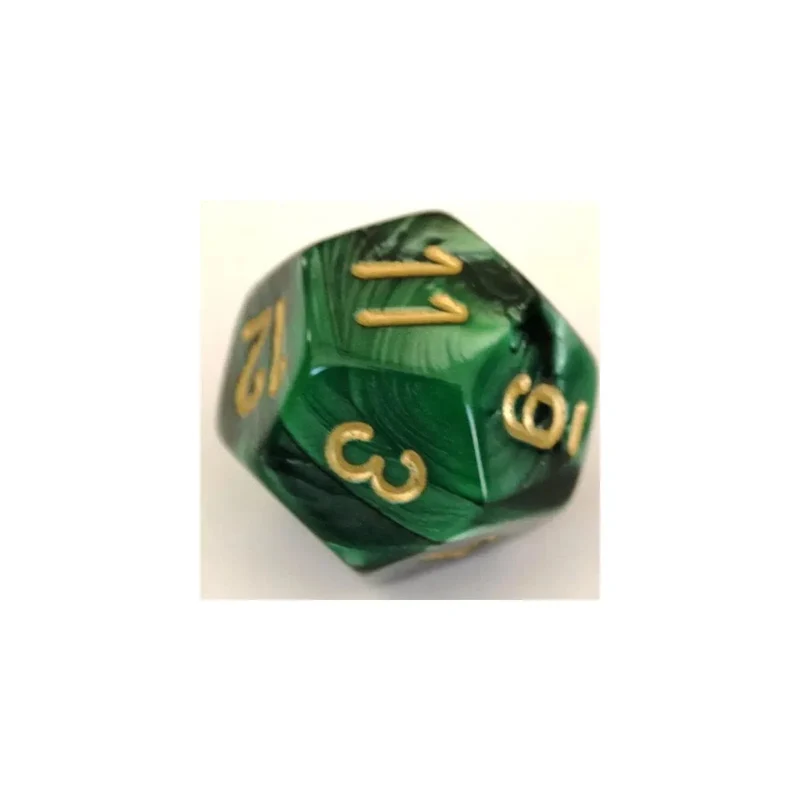 Chessex Gemini Black-Green W12
