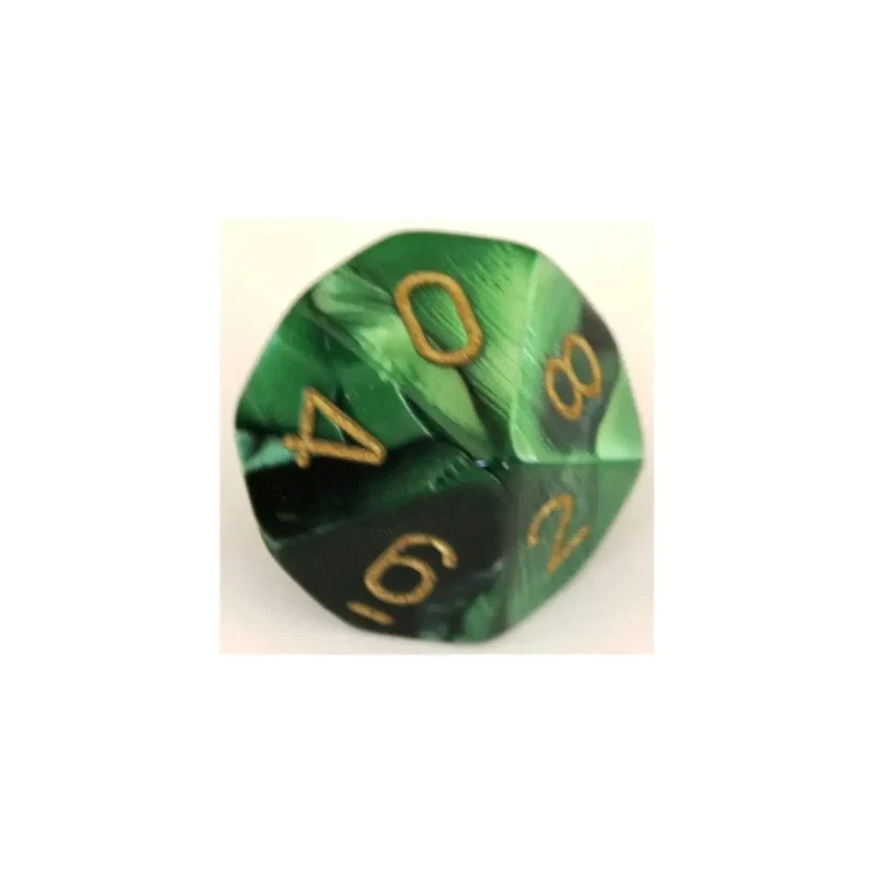 Chessex Gemini Black-Green W10