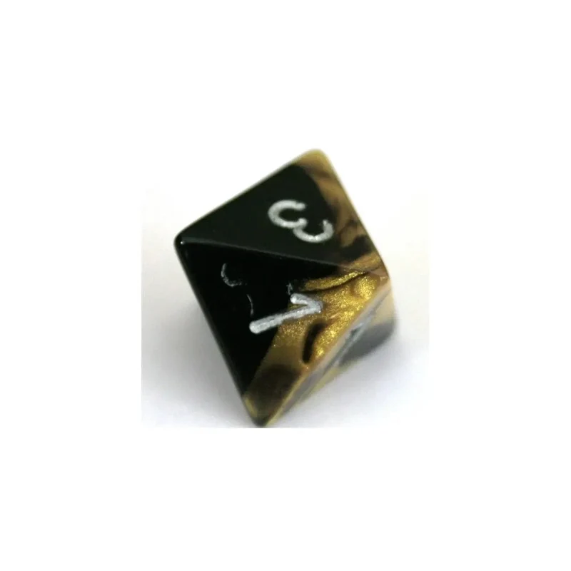 Chessex Gemini Black-Gold W8