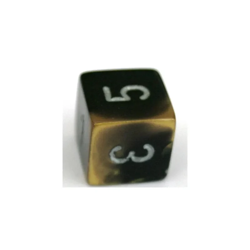 Chessex Gemini Black-Gold W6