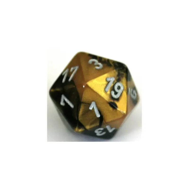Chessex Gemini Black-Gold W20