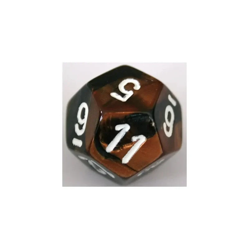 Chessex Gemini Black-Copper W12