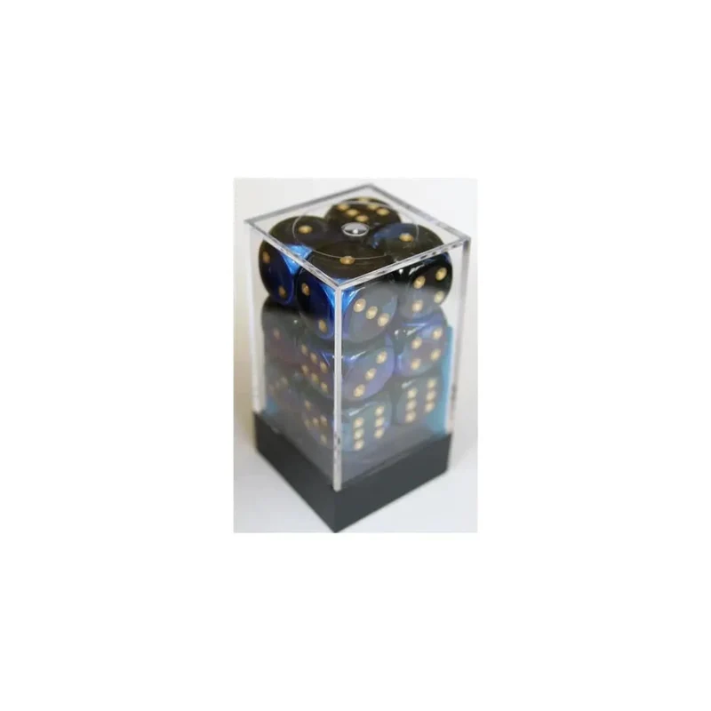 Chessex Gemini Black-Blue W6 16mm Set