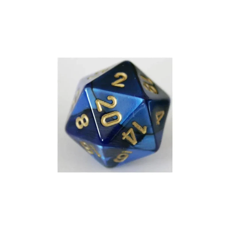 Chessex Gemini Black-Blue W20