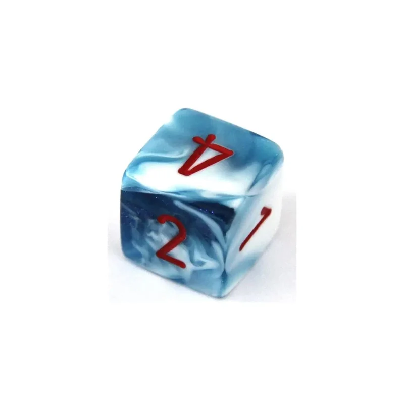 Chessex Gemini Astral Blue-White W6