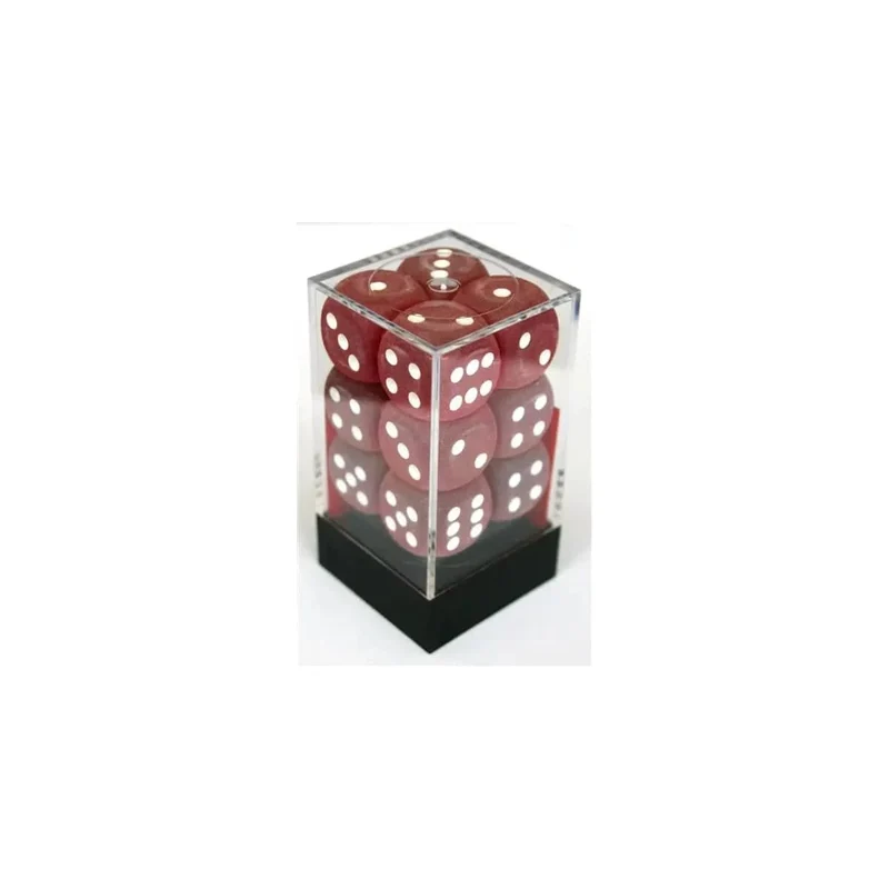Chessex Frosted Red W6 16mm Set