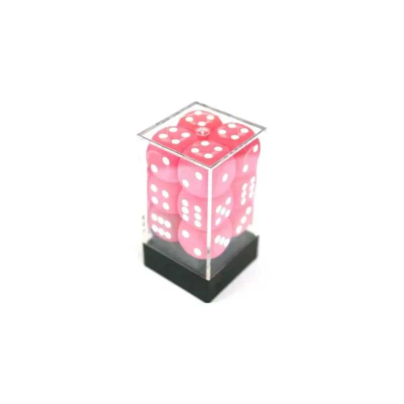 Chessex Frosted Pink W6 16mm Set