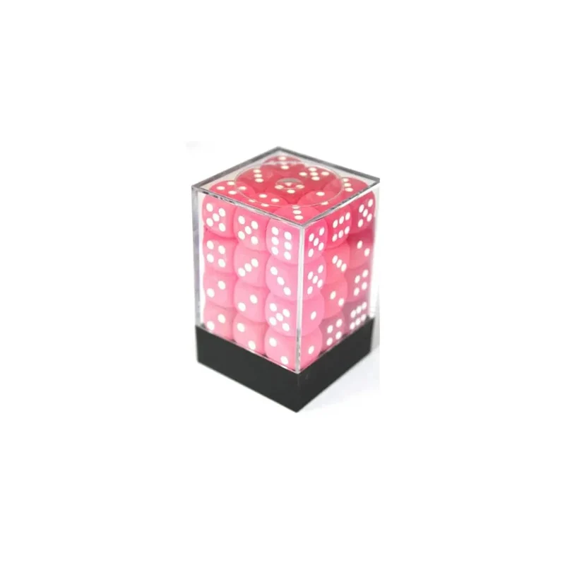 Chessex Frosted Pink W6 12mm Set