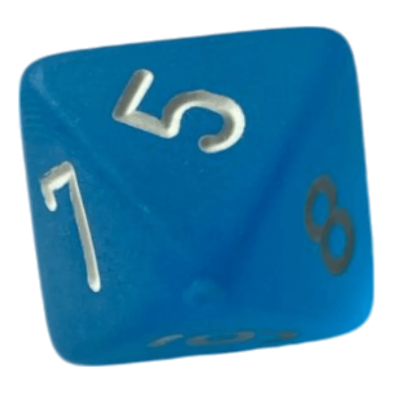Chessex Frosted Caribbean Blue W8