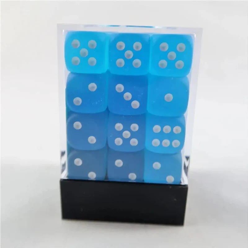 Chessex Frosted Caribbean Blue W6 12mm Set
