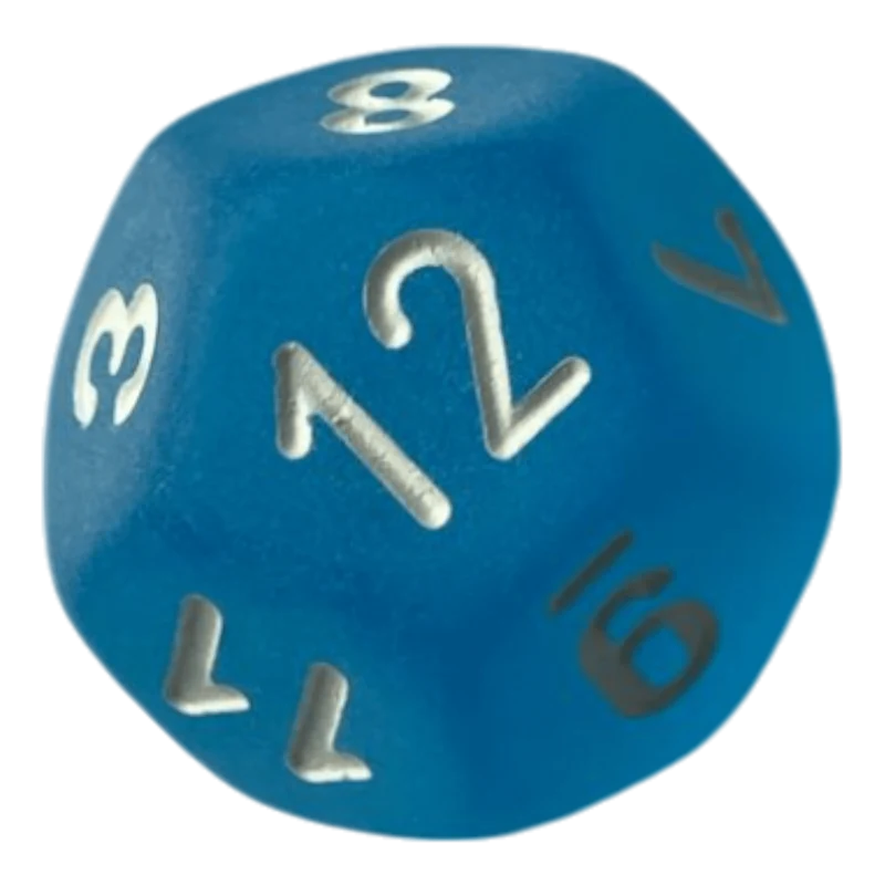Chessex Frosted Caribbean Blue W12