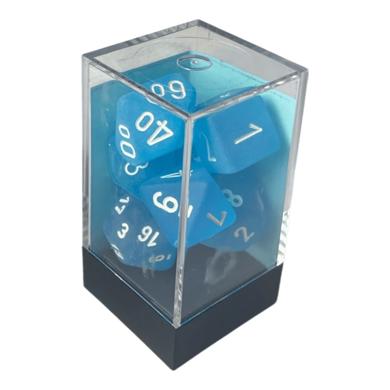 Chessex Frosted Caribbean Blue Set