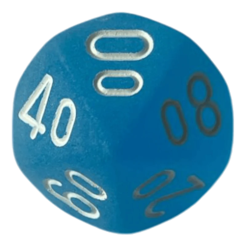 Chessex Frosted Caribbean Blue W10-0