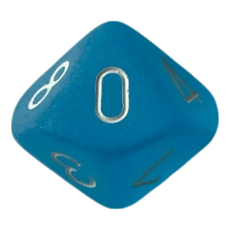 Chessex Frosted Caribbean Blue W10