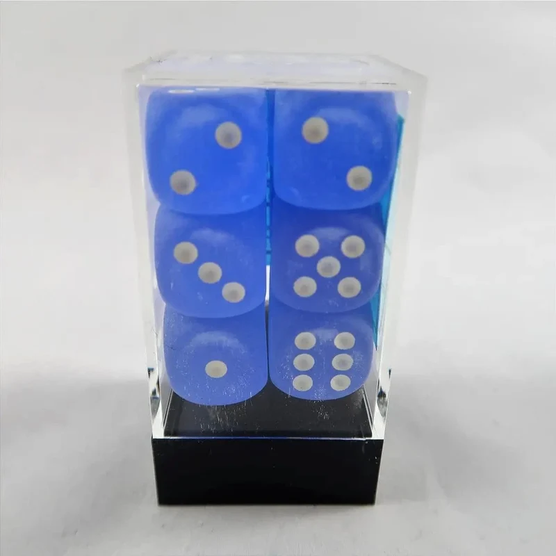 Chessex Frosted Blue W6 16mm Set