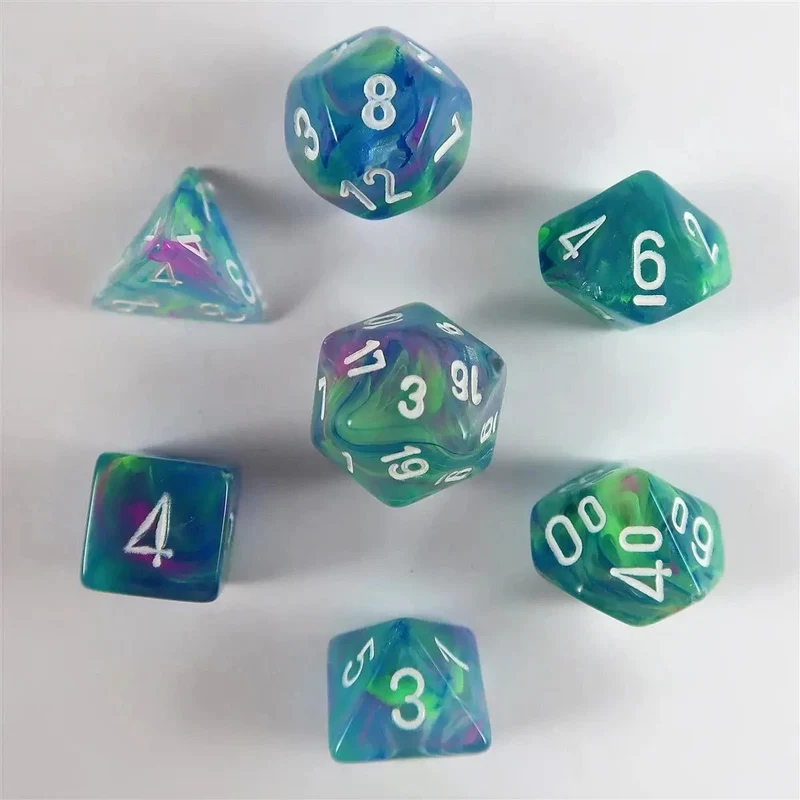 Chessex Festive Waterlily Mini-Würfelset