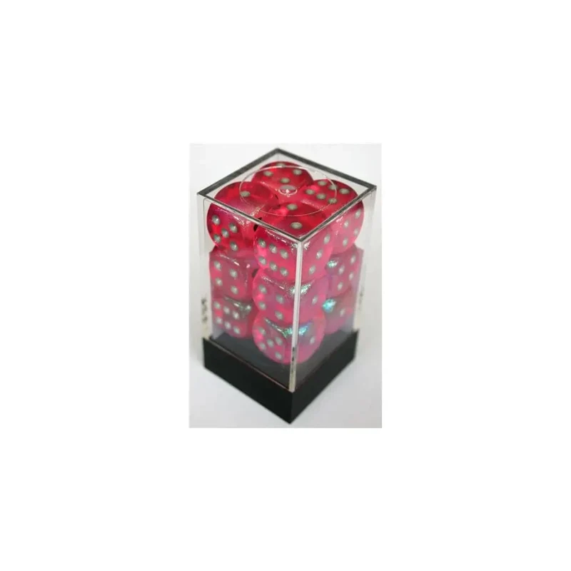 Chessex Borealis Pink W6 16mm Set