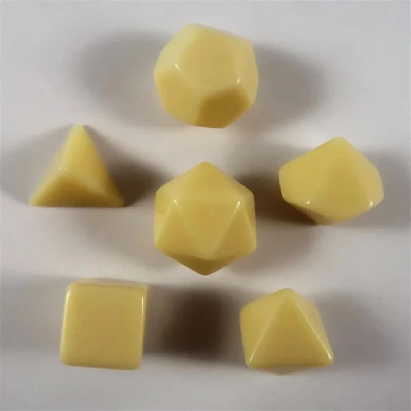 Chessex Blanko Würfelset Elfenbein