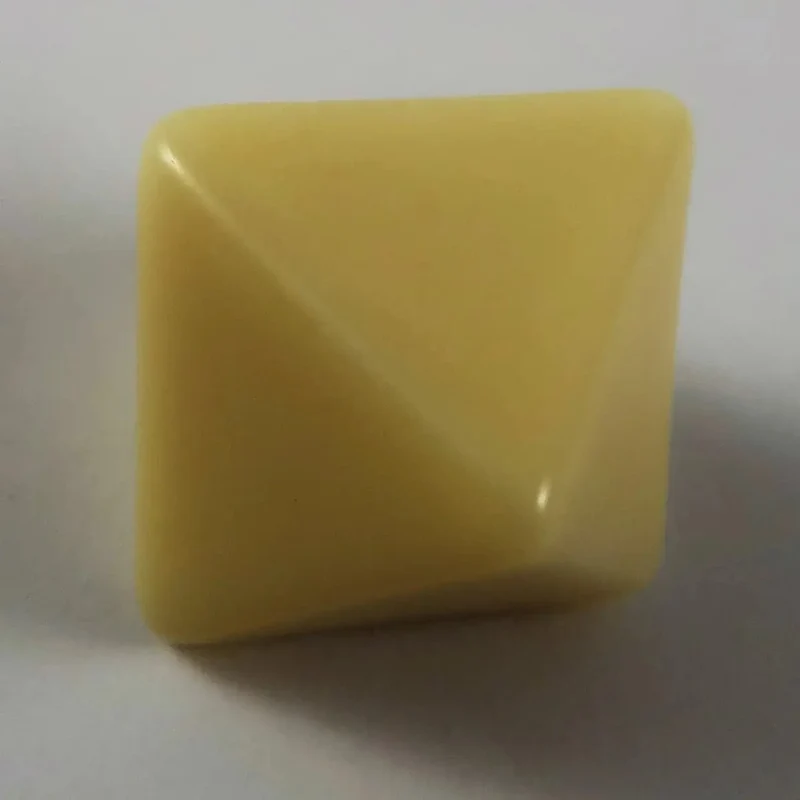 Chessex Blanko Würfel W8 elfenbein