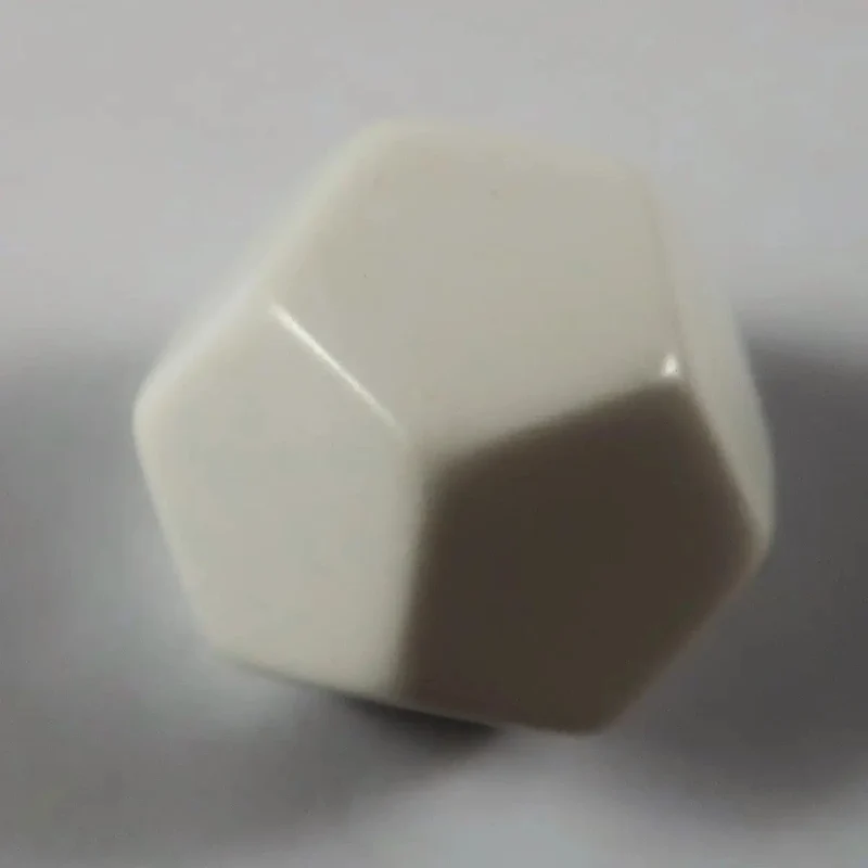Chessex Blanko Würfel W12 weiß