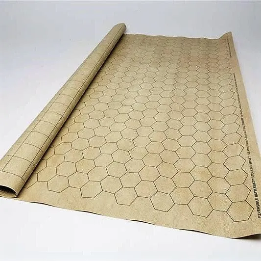 Chessex Battlemat 66cm X 60cm, 1“ Squares and Hexes