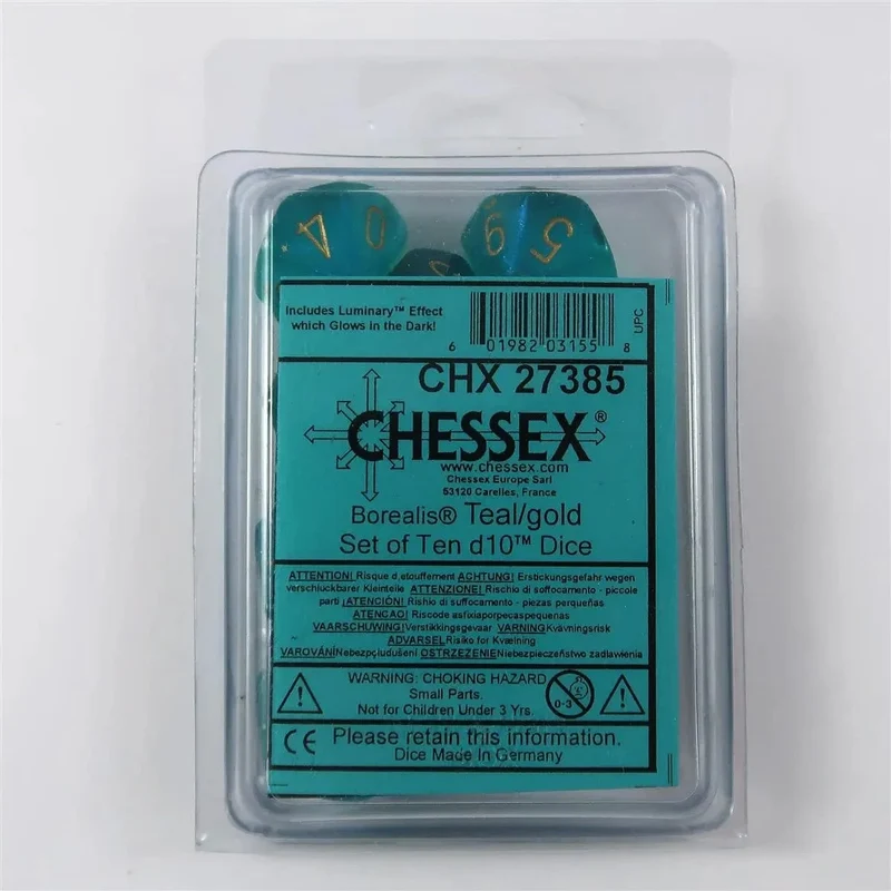 Borealis Teal luminary 10 x W10 Set