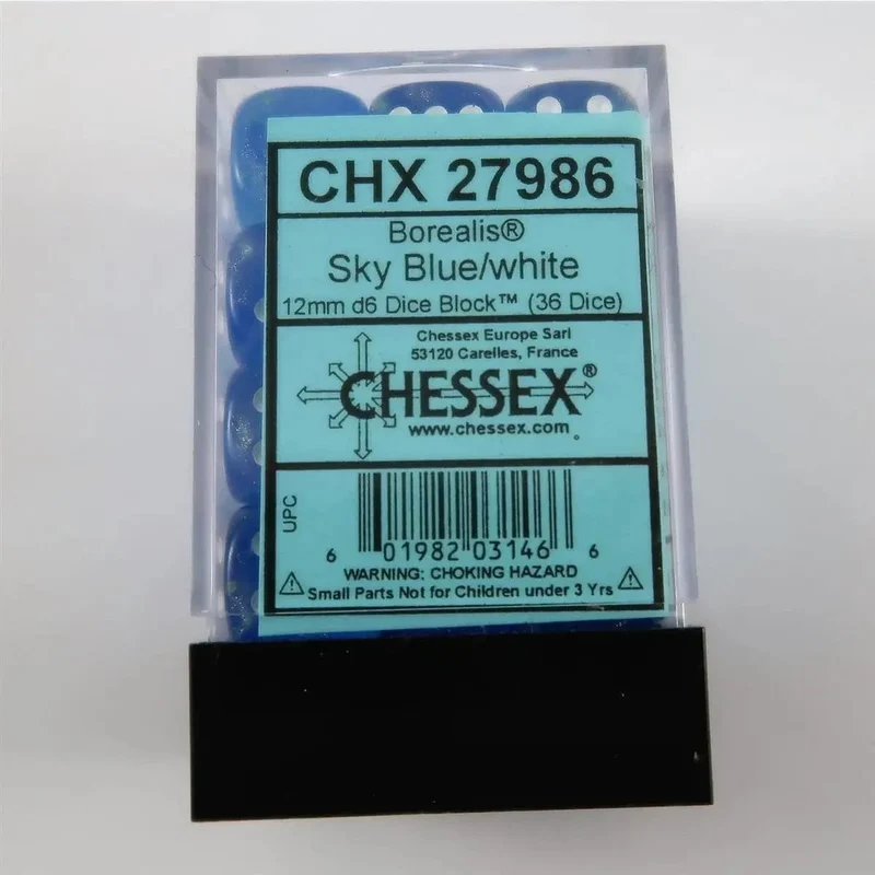 Borealis Sky Blue luminary W6 12mm Set
