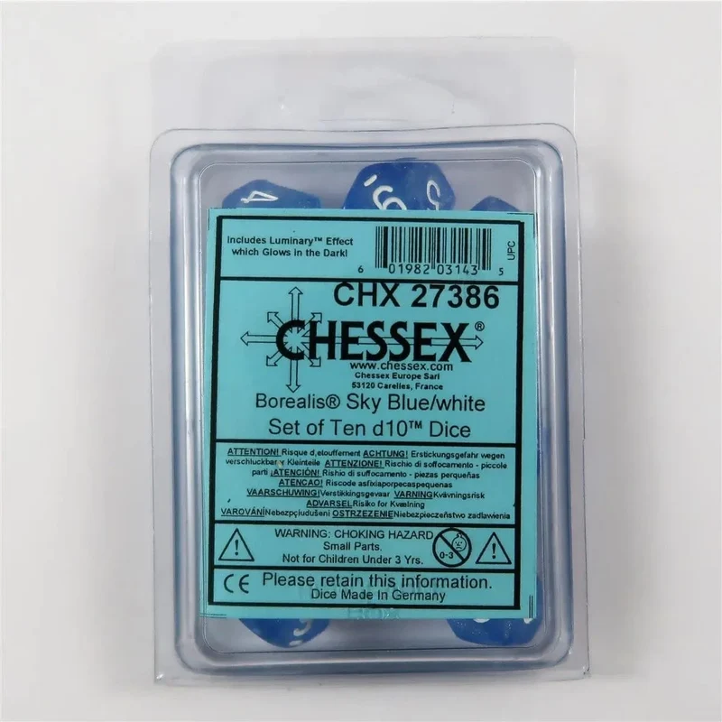 Borealis Sky Blue luminary 10 x W10 Set