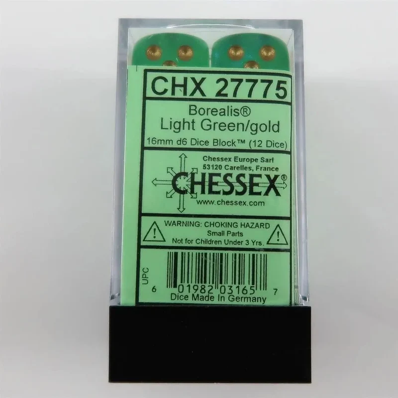 Borealis Light Green luminary W6 16mm Set