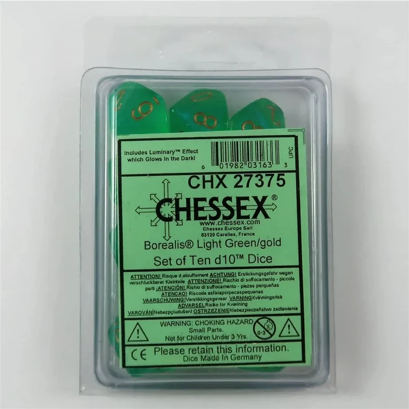 Borealis Light Green luminary 10 x W10 Set