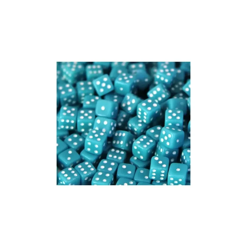 5mm Würfel Opaque Teal 250 Stück