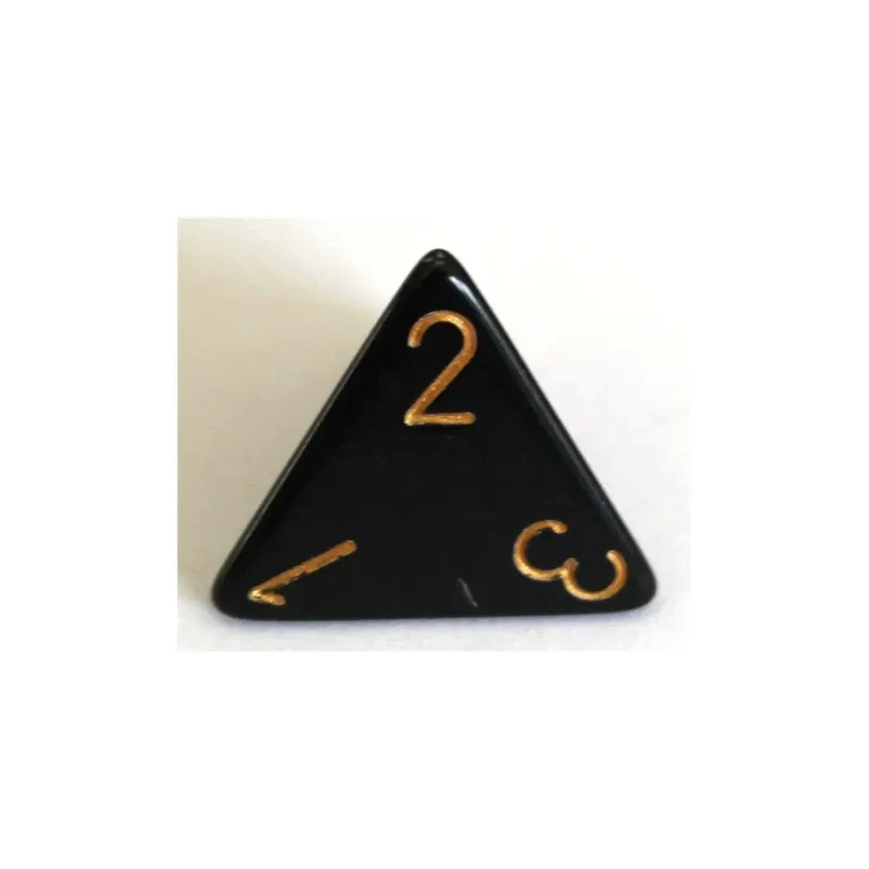 Chessex Opaque Black/Gold W4