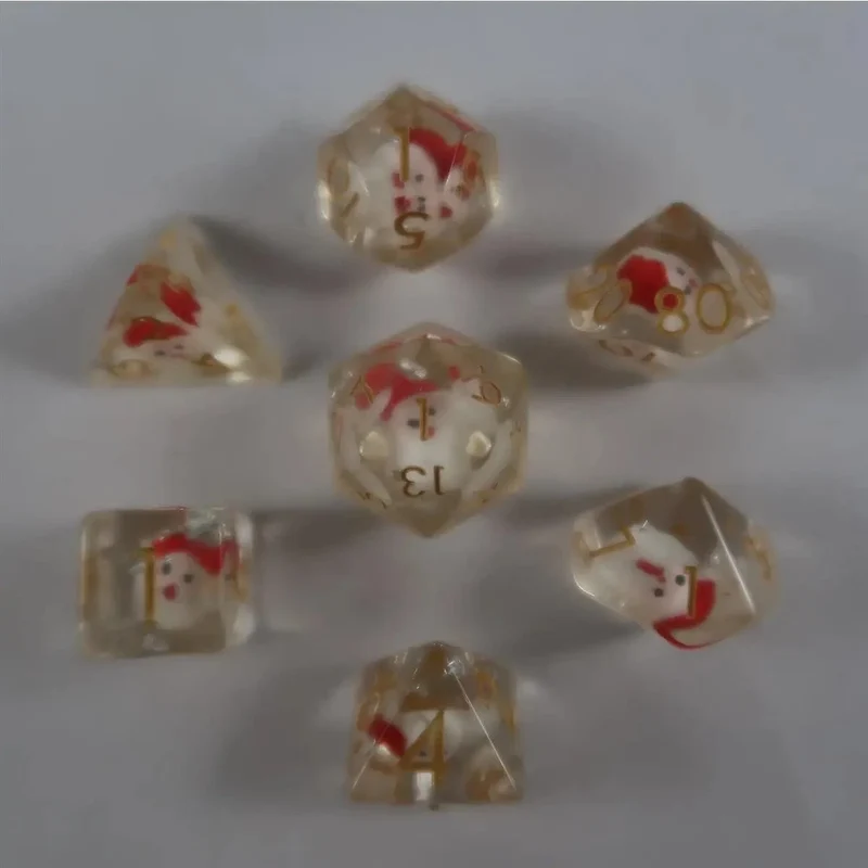 Santa Clause Dice Set