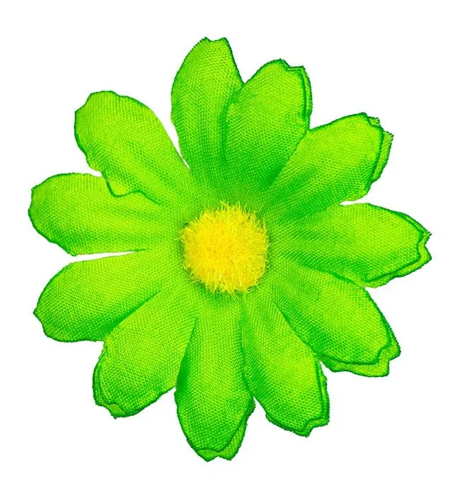 Set mit 20 dekorativen grünen Blumen