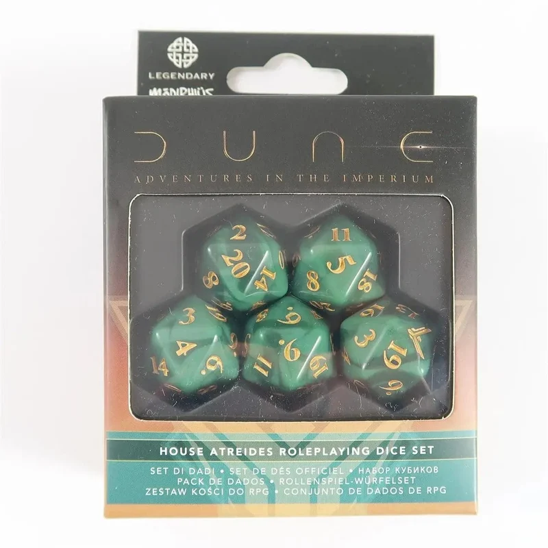 Dune Haus Atreides Würfel Set