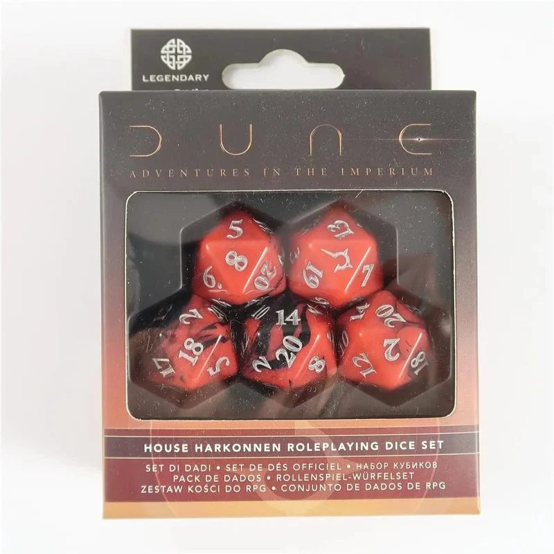Dune Haus Harkonnen Würfel Set