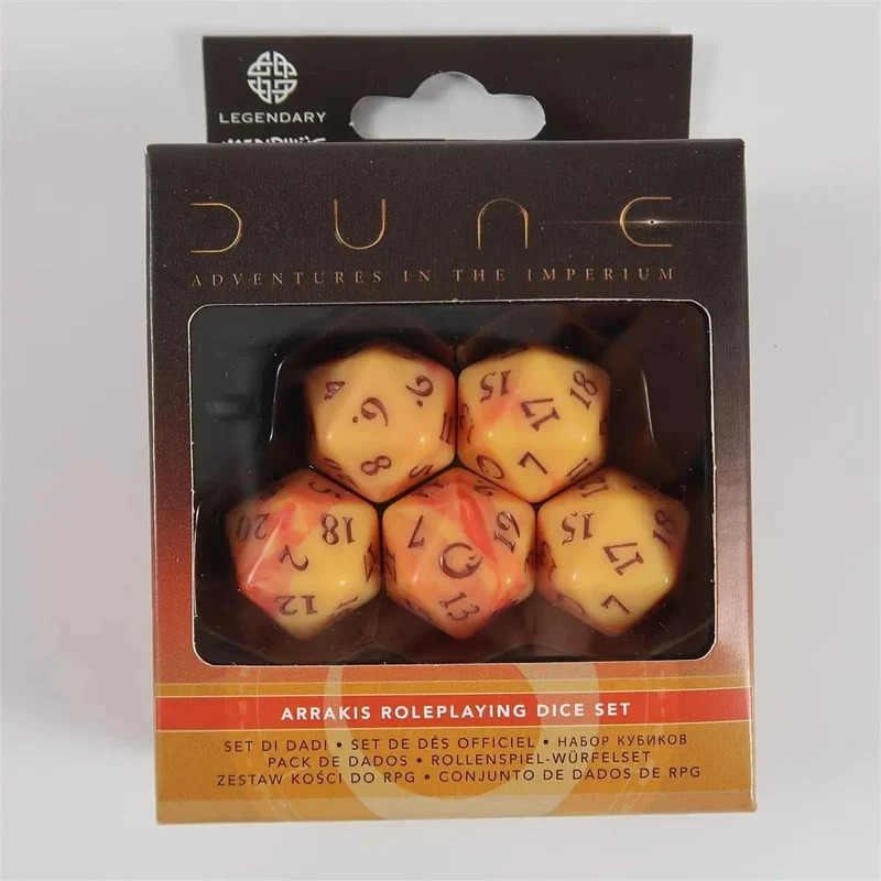 Dune Arrakis Roleplaying Dice Set