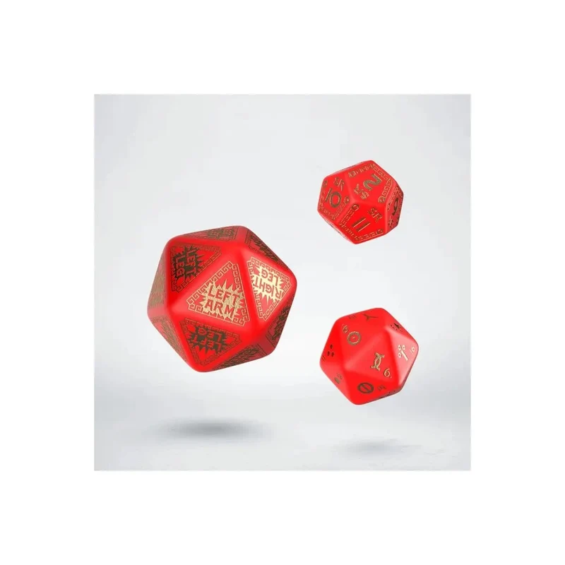 Runequest Expansion Dice Red/Gold