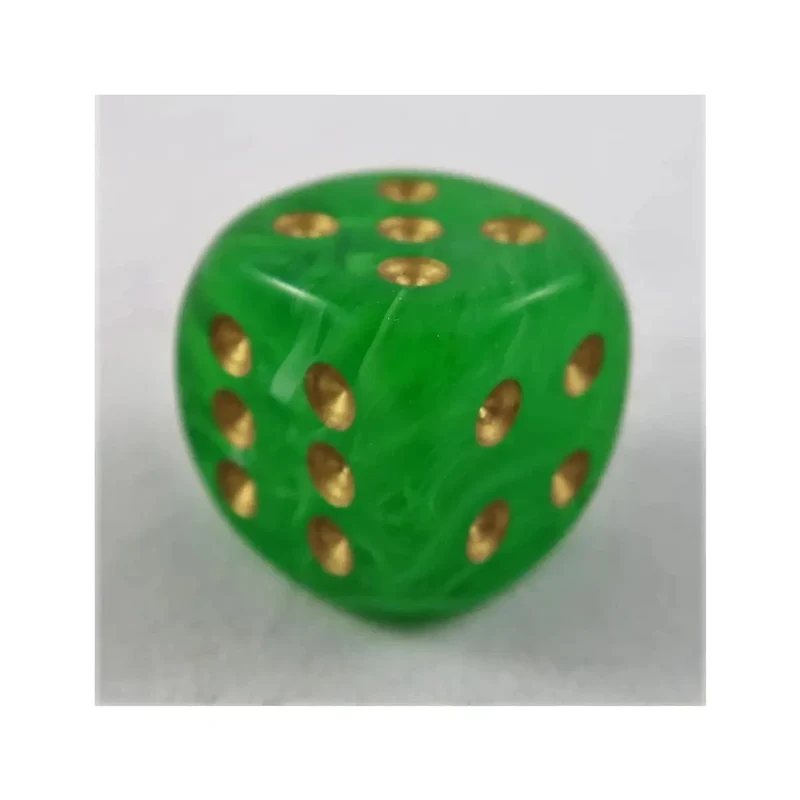 Chessex Vortex Green/Gold W6 20mm