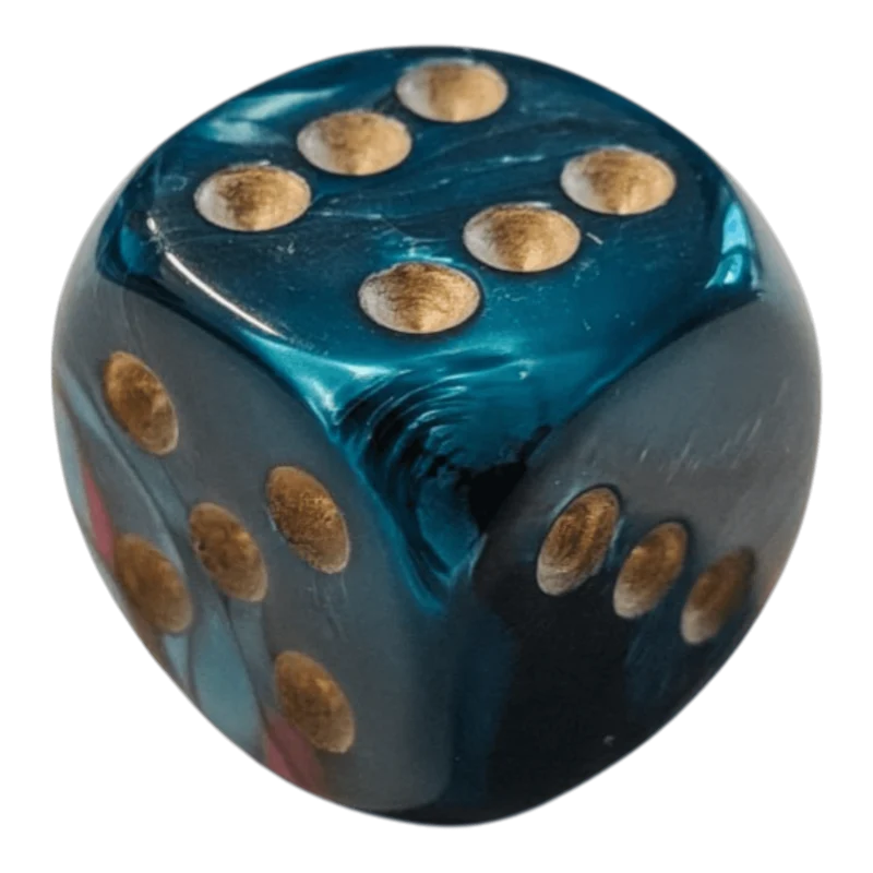 Chessex Gemini Purple-Teal W6 (20mm)