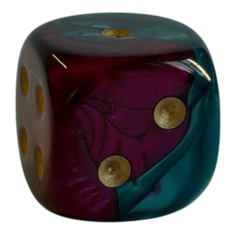 Chessex Gemini Purple-Teal W6 (20mm)