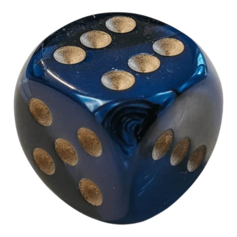 Chessex Gemini Black-Blue W6 (20mm)