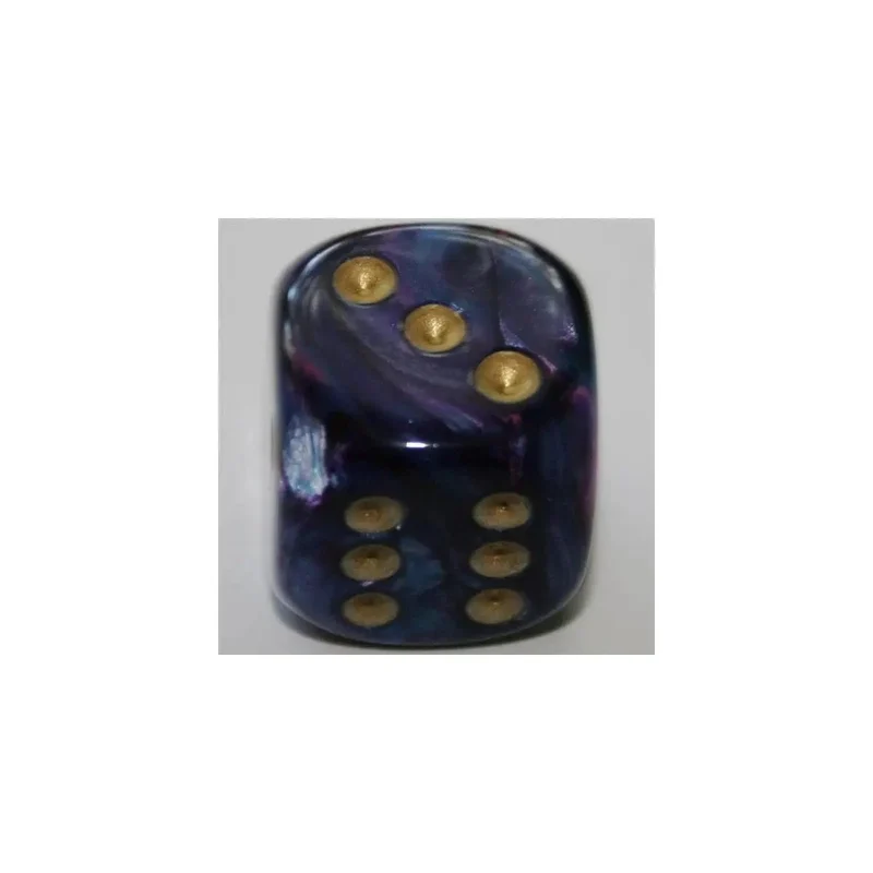 Chessex Lustrous Purple/Gold W6 20mm