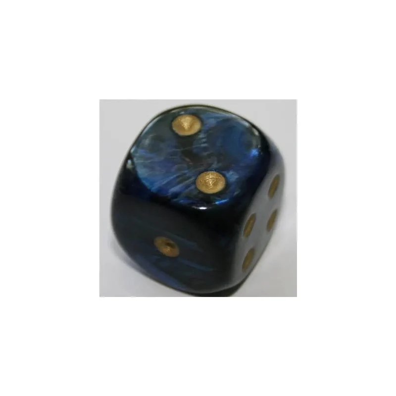 Chessex Scarab Royal Blue/Gold W6 20mm