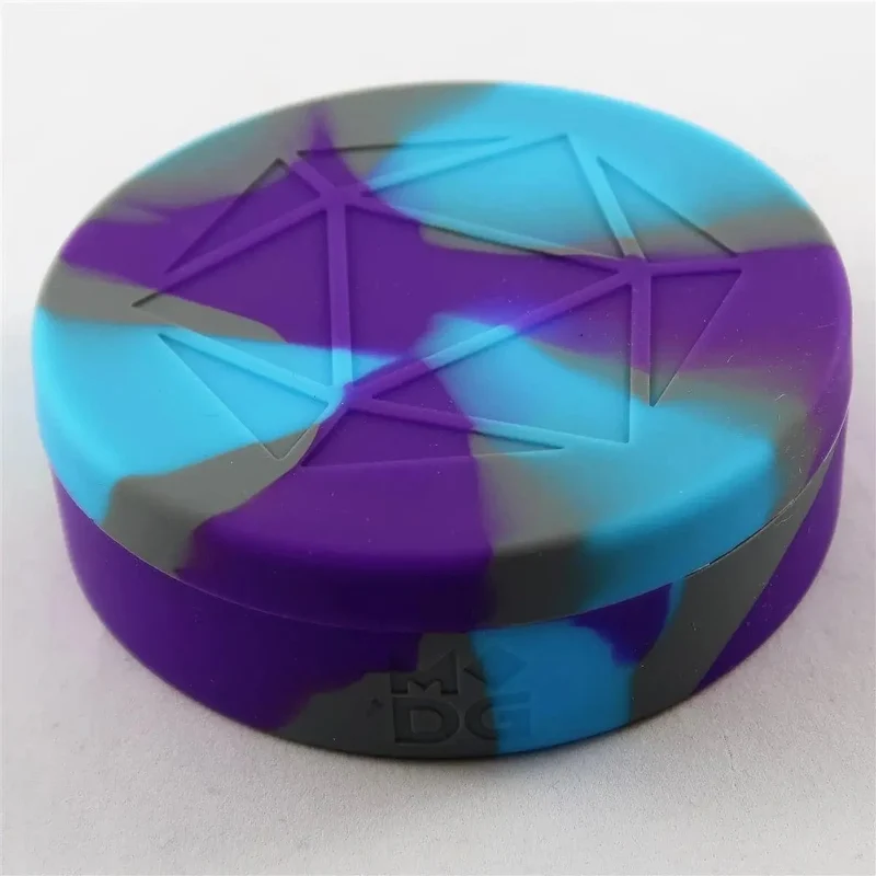 Silikon Würfel Box purple/light blue/grey