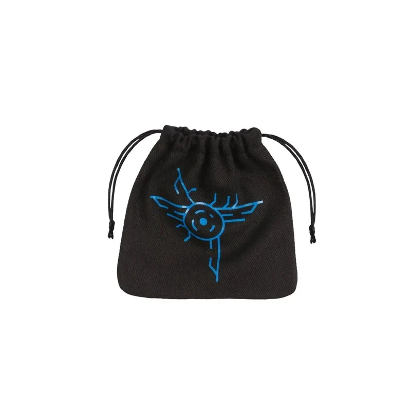 Würfel Beutel Galactic schwarz/blau