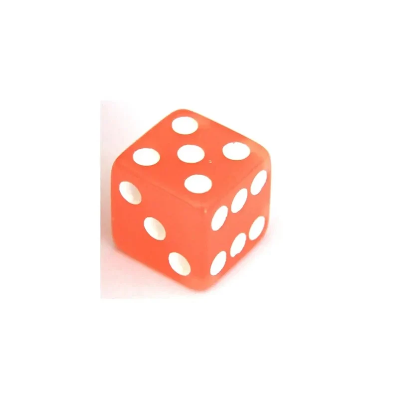 Fluoreszierender Würfel Pink W6
