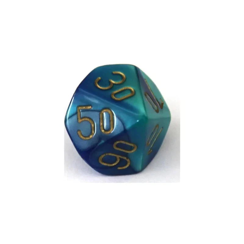 Chessex Gemini Blue-Teal W10-0