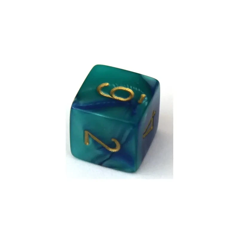 Chessex Gemini Blue-Teal W6