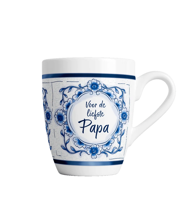 Liebster Daddy Becher Delft Blau